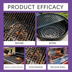 Fast-Acting Heavy-Duty Grill Degreaser Spray, Bbq Grill Cleaner, Grill Cleaner