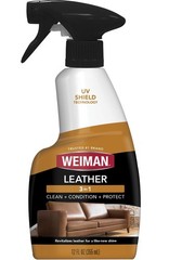 Weiman Leather Cleaner and Conditioner for Furniture Cleans Conditions
