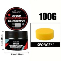 Car Headlight Restoration Polishing Kit – Scratch Remover & Oxidation Cleaner