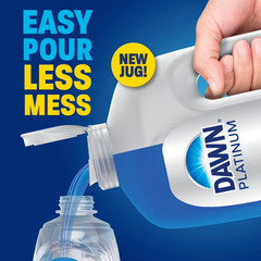Dawn Platinum Dish Soap Refill Jug Fresh Rain 68 Fl oz Dishwashing Liquid