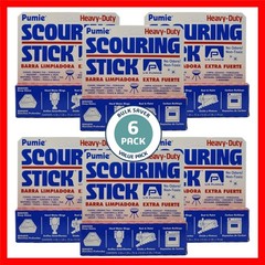 6-Pack HDW Multi-Purpose Scouring Sticks with Pumice for Tough Stain and Rust…