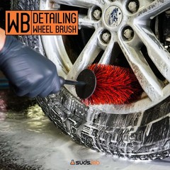 Suds Lab WB Premium Detailing Wheel Brush for All Vehicle Types – 17.7″ Ultra…