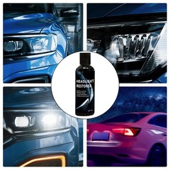 Headlight Restoration Liquid 100g Car Headlights Cleaner Repair Solution Kit NEW