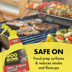 Grill and Grate Cleaner Spray (2 Pack) Cleans and Degreases BBQ Cooking Grates a