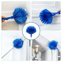 Duster, Microfiber Dusters with 2 Handle Sets, Durable 15-100 Inches Long Tel…