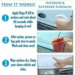 Bugs N All 1 Gal. Concentrate Makes 32 Qts. Pre-Wash Vehicle Cleaner – w/Sprayer