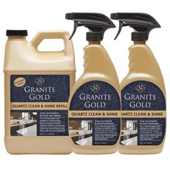 64 oz 2×24 oz Quartz Clean Shine Streak-Free Cleaner for All Quartz Surfaces