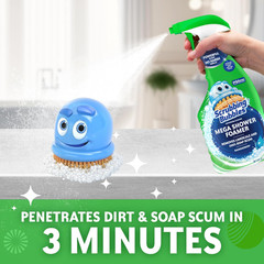 Scrubbing Bubbles Mega Bathroom and Shower Cleaner Spray, Foaming Action Removes