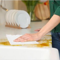 Kitchen Wipes, Lemon Scent, 2-Pack (80 Count) – Multi-Purpose Oil & Stain