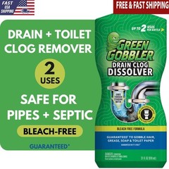 Drain Clog Remover Cleaner Septic Safe Hair Soap Grease Sink Toilet 31oz New