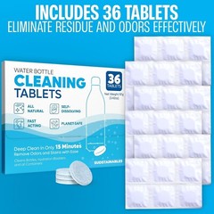 Water Bottle Cleaning Tablets “ 36pack Chlorinefree And Odorless Cleaner For Hyd