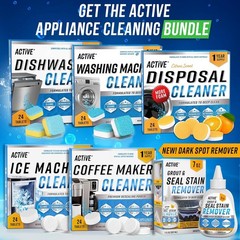 Dishwasher Cleaner And Deodorizer Tablets – 24 Pack Deep Cleaning Descaler Pods