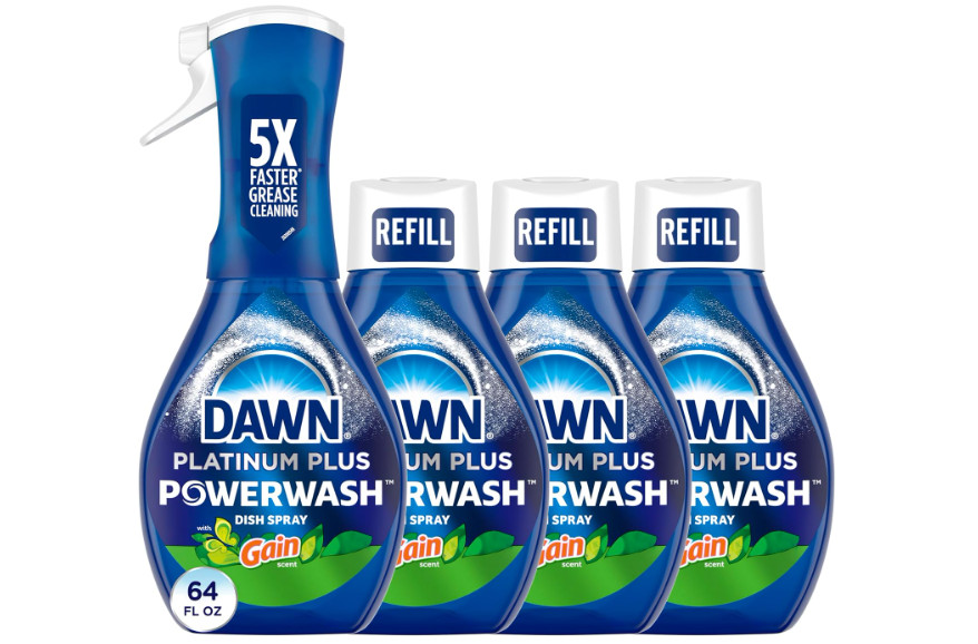 Dawn Powerwash Gain Original Dish Soap Spray 64 Fl Oz 1 Kit 3 Refills