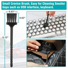 Car Interior Duster Detailing Cleaning Gel Brushes Kit Soft Dust Detail Crevice