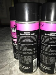 NOS 2 AMREP Original BIKE SPIRITS 14oz Spray CLEANER & POLISH Detailer in a Can