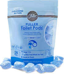 Toilet Bowl Cleaner Pods – Removes Odors, Soils & Stains – Fresh Scent – 12 Pods
