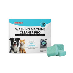 Washing Machine Cleaner Tablets Formulated for Pet Owners Deep Clean – 12 Pack