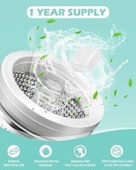 Uproot Clean Washing Machine Cleaner Tablets – 24 Pack for a 12 Month Supply. Fo