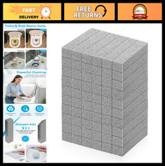 60 Pcs Pumice Stones for Toilet & Hard Water Stain Removal, Kitchen & Bathroom C