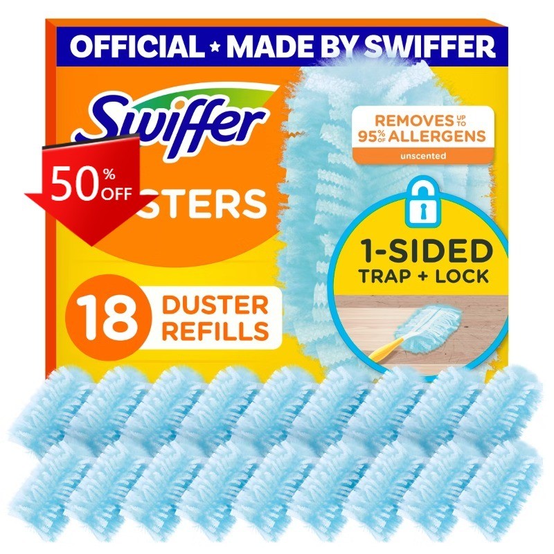 Swiffer Dusters Multi-Surface Refills – Unscented – 18ct: Cotton Material