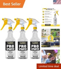 Professional Spray Bottle 32oz 3-Pack, All-Purpose for Cleaning and Plants wi…