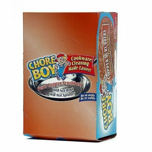 Case of 216 Pcs Chore Boy Copper Scrubbers, Perfect for Pots and Pans