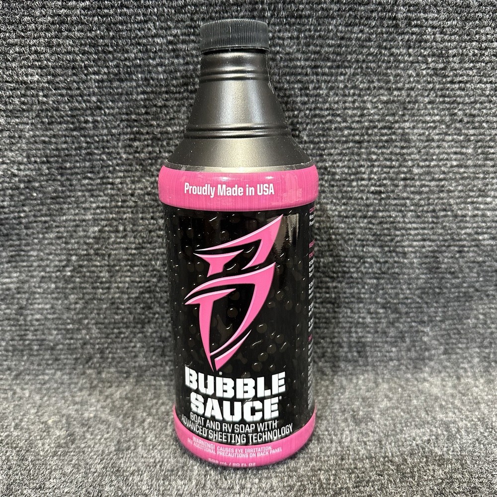 Boat Bling Bubble Sauce 20 Oz Premium Boat & RV Soap w/ Advanced Sheeting Tech