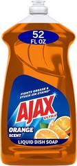Ajax Ultra Liquid Dish Soap Orange Scent, Triple Action, 52 oz Bottle