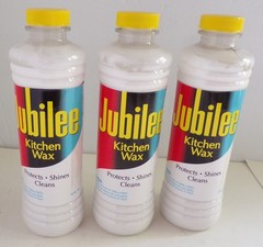 Lot of 3 Jubilee Clean Scent Kitchen Wax Liquid 15 oz