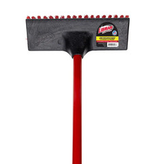 10.5 In. High Power Floor and Deck Scrub Brush with Steel Handle (2-Pack)