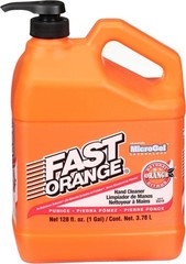 Fast Orange Pumice Lotion Hand Cleaner Waterless – 1 Gallon Pump Garage Mechanic