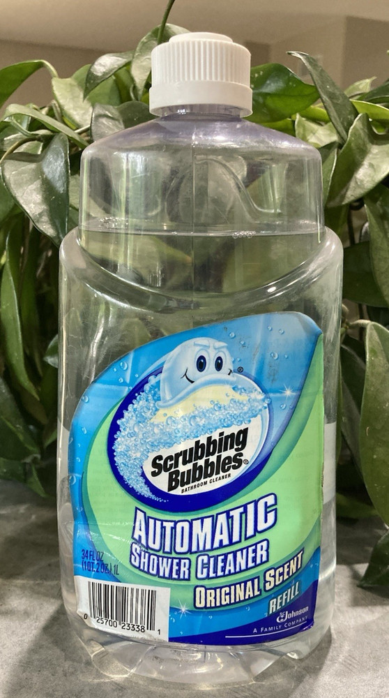 Scrubbing Bubbles Automatic Shower Cleaner Original Scent Refill 34 oz Unopened