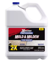 30 Seconds Professional Mold & Mildew Stain Remover 2X Stronger Formula – 1 Gal.