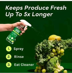 JOY Clean Boss Eat Cleaner Fruit & Veggie Natural Wash & Preserver-4 pc 12 oz