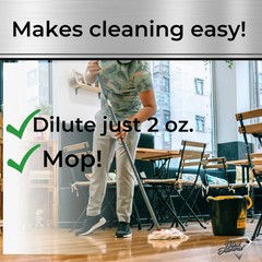 Restaurant Bio-Deodorizing Floor Cleaner – Heavy Duty Commercial Concentrated…
