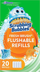 Flushable Toilet Bowl Wand Cleaner Refills, Fresh Brush Cleaner Toilet Refill Pa