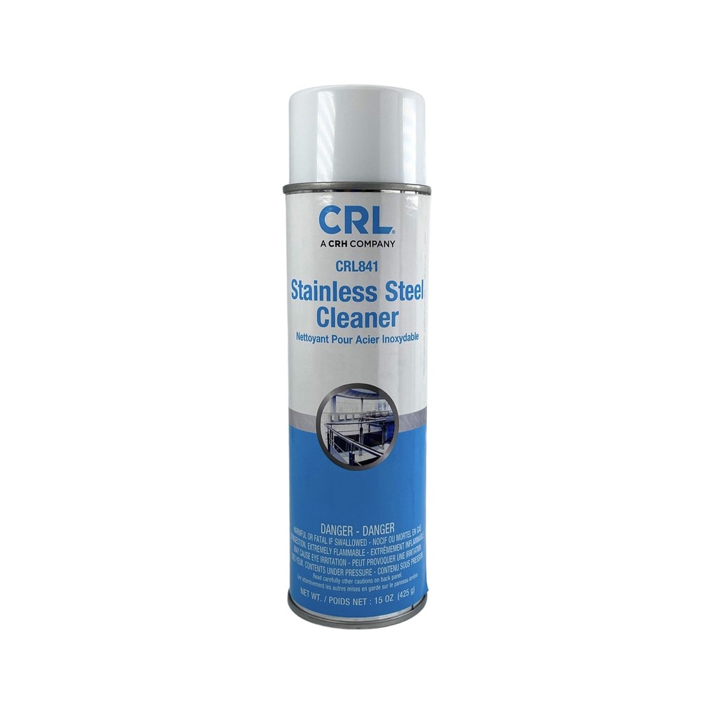 CRL Stainless Steel Polish and Cleaner 8 oz – Cleans, Shines & Protects Metal