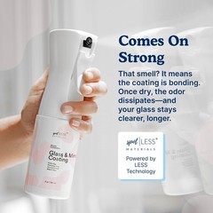Glass and Mirror Protective Coating Spray, Anti-Residue Barrier for Shower Gl…