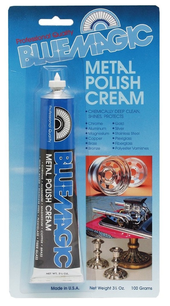 Blue Magic 300 Metal Polish Cream – 3.5 oz. Ounce (Pack of 1), White