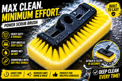 soft bristle car wash brush head- gentle auto cleaning tool