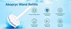 30pcs Toilet Cleaner Refill Pads for Clorox Wand | Upgrade 3-Layer Toilet