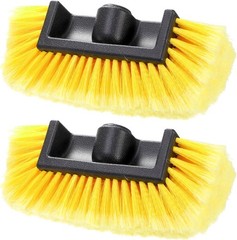 2 Pack Car Wash Brush Head, 10” Car Wash Scrubber with Soft Bristle, Car Cle…