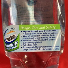 Scrubbing Bubbles 1 Liter Of Refill Liquid Only / for Automatic Shower Sprayer