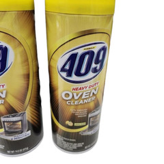 2 Cans Formula 409 Heavy Duty Oven Cleaner Lemon 14.5 oz