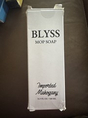 Blyss Mop Soap Imported Mahogany NIB 16.9 Oz 500 ML – NIB