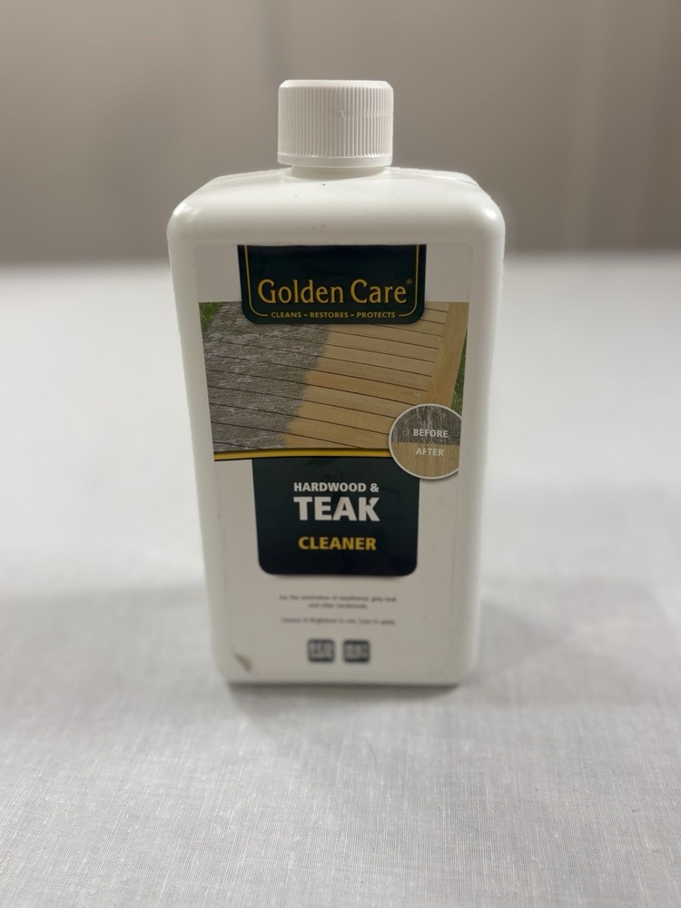 Golden Care Hardwood & Teak Color Restorer & Cleaner Brightener 1 Liter (33 oz)