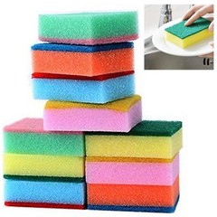 20Pack Heavy Duty Cleaning Scrub Sponges Scouring Pads for Kitchen Sink and Ba