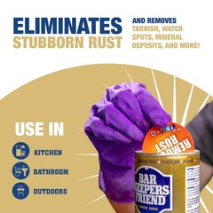 Powder Cleanser 2 x 12 oz Stain & Rust Remover for Stainless Steel Aluminum