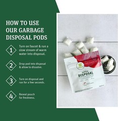 Effective Grime Remover for Garbage Disposals, 48ct