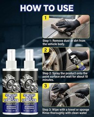 Heavy Duty 4PC Rust Remover Spray for Instant Metal Restoration – No Scrubbing!